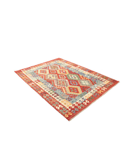 Kilim 154x209 Cm Kilim, Afghanistan, Hand-carded Wool,