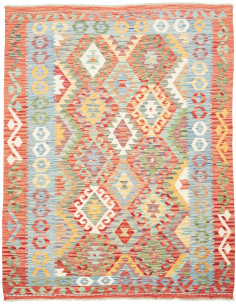 Kilim 158x198 Cm Kilim, Afghanistan, Lana Cardata A Mano,