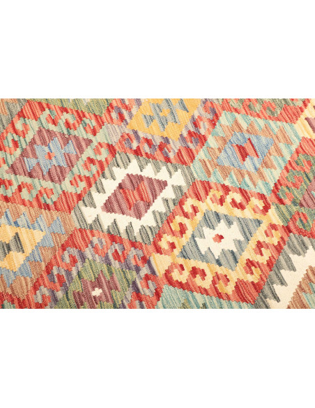 Kilim 158x198 Cm Kilim, Afghanistan, Hand-carded Wool,