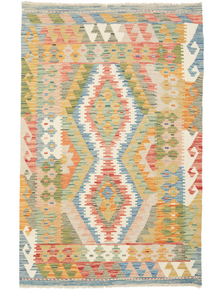 Kilim 97x150 Cm Kilim Afghanistan Hand-carded Wool