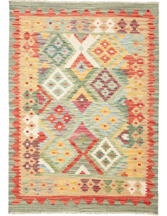Kilim 104x146 Cm Kilim Afghanistan Lana Cardata A Mano