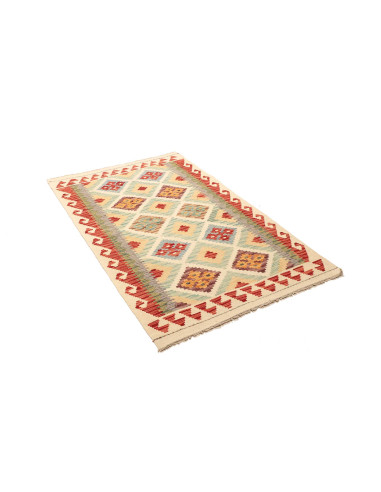 Kilim 99x155 Cm Kilim, Afghanistan, Hand-carded Wool warp:
