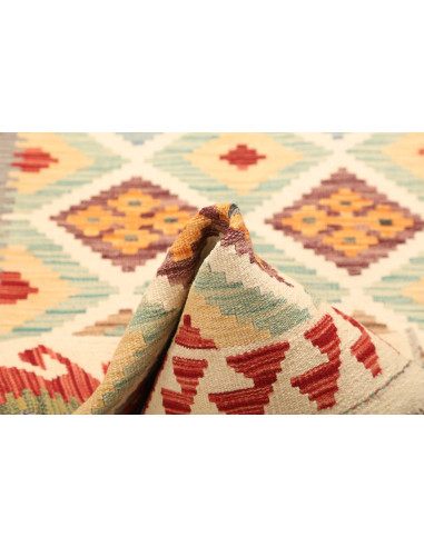 Kilim 99x155 Cm Kilim, Afghanistan, Lana Cardata A Mano