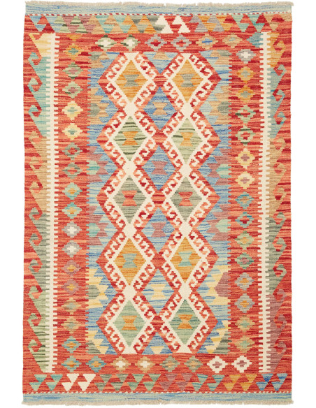 Kilim 107x155 Cm Kilim Afghanistan, Lana Cardata A Mano