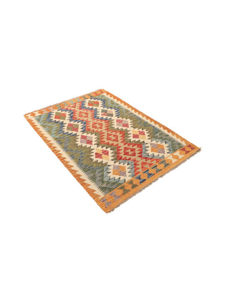 Kilim 103x146 Cm Kilim Afghanistan Lana Cardata A Mano