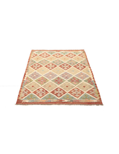 Kilim 109x139 Cm Kilim Afghanistan Hand-carded Wool