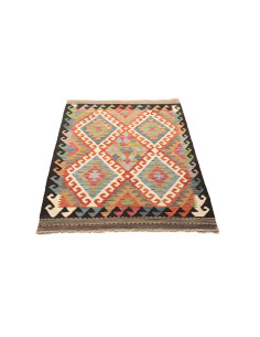 Kilim 100x156 Cm Kilim Afghan, Hand-carded Wool warp: 2