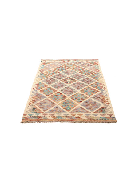 Kilim 98x144 Cm Kilim, Afghanistan, Hand-carded Wool warp: