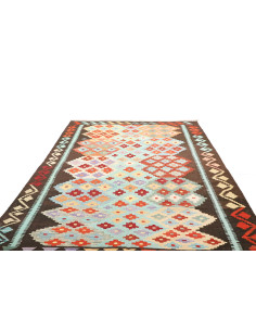 Kilim 200x306 Cm Kilim, Afghanistan, Hand-carded Wool warp: 2