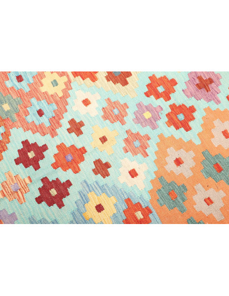 Kilim 200x306 Cm Kilim, Afghanistan, Hand-carded Wool warp: