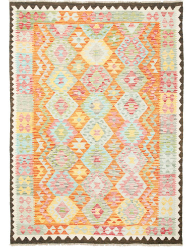 Kilim 176x248 Cm Kilim, Afghanistan, Hand-carded Wool,