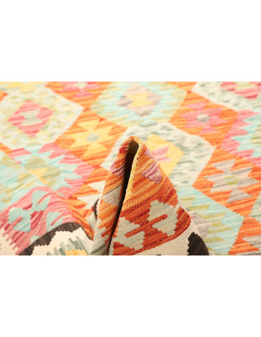Kilim 176x248 Cm Kilim, Afghanistan, Lana Cardata A Mano,