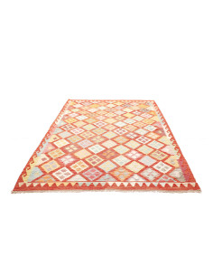 Kilim 183x241 Cm Kilim Afghanistan Hand-carded Wool, Cotton 2