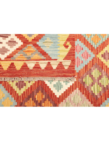 Kilim 183x241 Cm Kilim Afghanistan Hand-carded Wool, Cotton