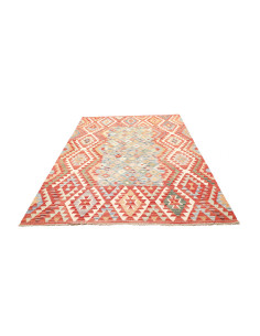 Kilim 174x241 Cm Kilim, Afghanistan, Hand-carded Wool warp: 2
