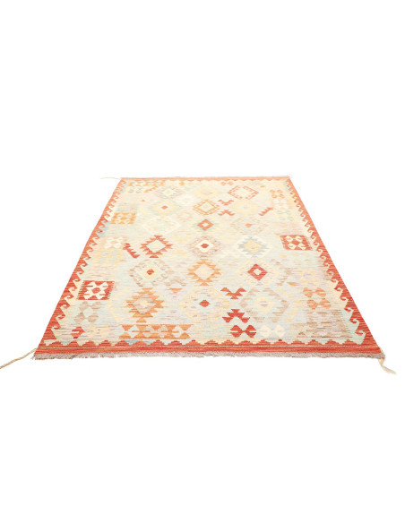 Kilim 150x205 Cm Kilim, Afghanistan, Hand-carded Wool warp: