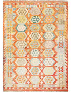 Kilim 173x240 Cm Kilim Afghanistan, Hand-carded Wool, 0.3 Cm