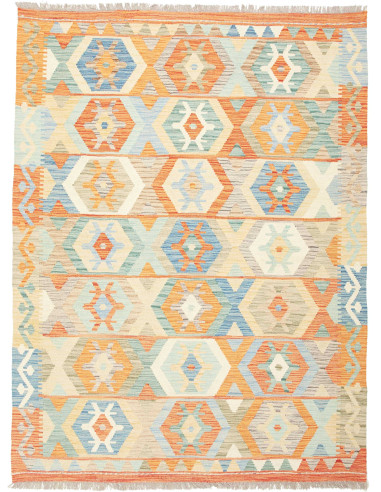 Kilim 150x200 Cm Kilim, Afghanistan, Hand-carded Wool warp: