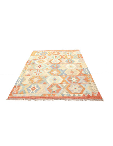 Kilim 150x200 Cm Kilim, Afghanistan, Hand-carded Wool warp: