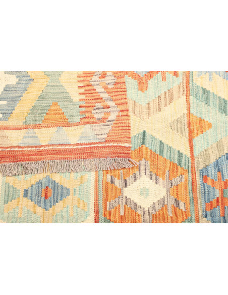 Kilim 150x200 Cm Kilim, Afghanistan, Lana Cardata A Mano