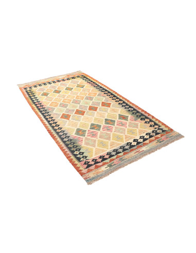 Kilim 106x203 Cm Kilim Afghanistan Lana Cardata A Mano