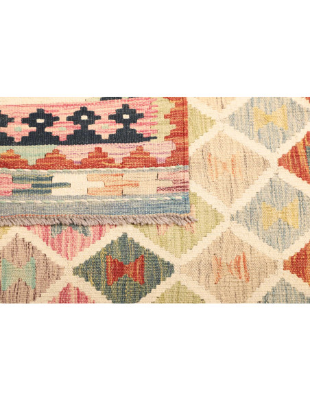 Kilim 106x203 Cm Kilim Afghanistan Lana Cardata A Mano