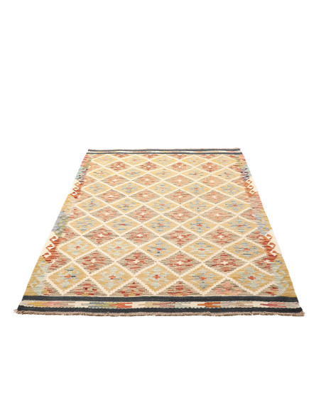 Kilim 130x184 Cm Kilim Afghanistan Hand-carded Wool