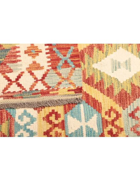 Kilim 126x186 Cm Kilim, Afghanistan, Hand-carded Wool warp: