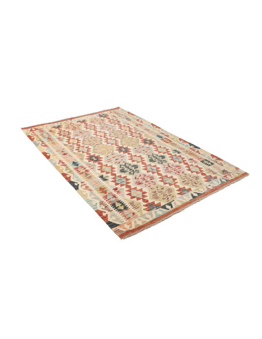 Kilim 130x185 Cm Kilim, Afghanistan, Hand-carded Wool warp: