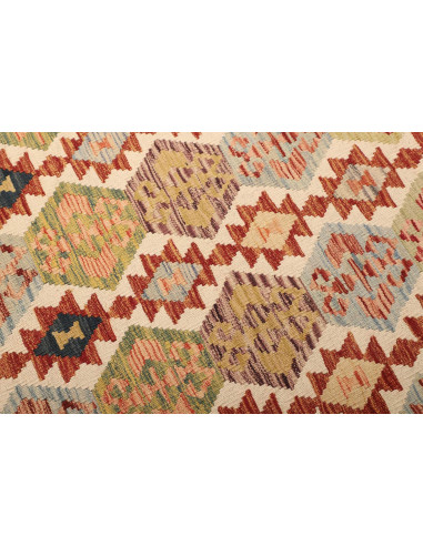 Kilim 130x185 Cm Kilim, Afghanistan, Lana Cardata A Mano