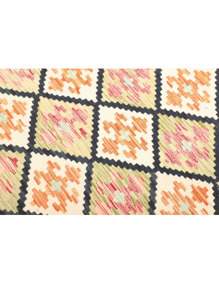 Kilim 128x180 Cm Kilim Afghanistan. Hand-carded Wool warp:
