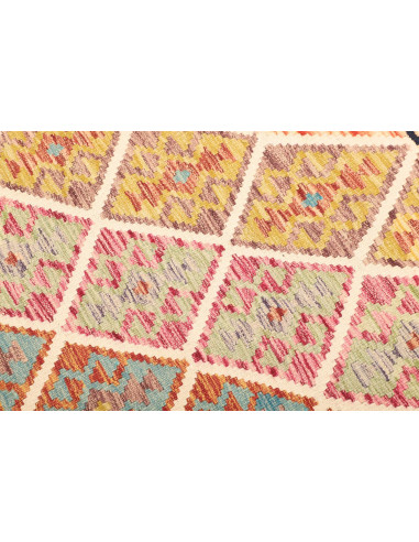 Kilim 128x184 Cm Kilim Afghano, Lana Cardata A Mano