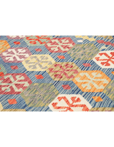 Kilim 206x298 Cm Kilim, Afghanistan, Lana Cardata A Mano