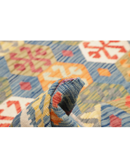 Kilim 206x298 Cm Kilim, Afghanistan, Lana Cardata A Mano