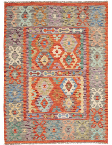 Kilim 146x201 Cm Kilim Afghanistan Hand-carded Wool