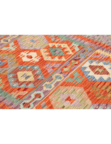 Kilim 146x201 Cm Kilim Afghanistan Lana Cardata A Mano