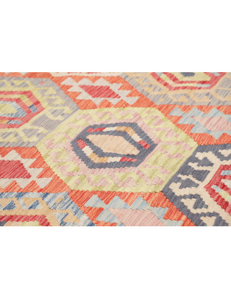 Kilim 184x248 Cm Kilim, Afghanistan, Hand-carded Wool warp: