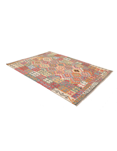 Kilim 171x237 Cm Kilim Afghanistan, Lana Cardata A Mano,