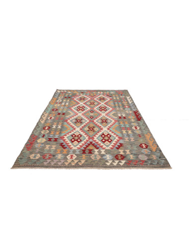 Kilim 172x241 Cm Kilim, Afghanistan, Hand-carded Wool,