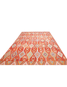 Kilim 252x358 Cm Afghan Kilim Hand-carded Wool 2