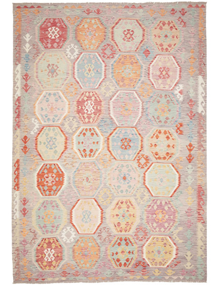 Kilim 252x356 Cm Kilim, Afghanistan, Hand-carded Wool,