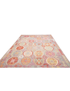 Kilim 252x356 Cm Kilim, Afghanistan, Lana Cardata A Mano, 2