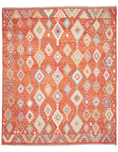 Kilim 248x301 Cm Kilim, Afghanistan, Lana Cardata A Mano