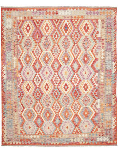 Kilim 255x302 Cm Kilim Afghanistan Lana Cardata A Mano