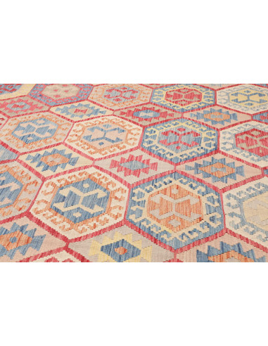 Kilim 267x340 Cm Kilim Afghanistan Hand-carded Wool warp