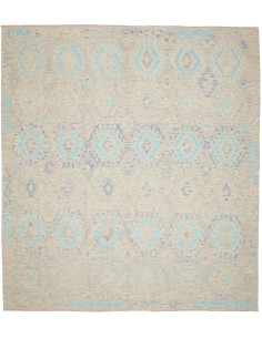 Kilim 261x290 Cm Kilim, Afghanistan, Lana Cardata A Mano
