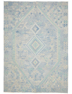Kilim 210x295 Cm Kilim, Afghanistan, Hand-carded Wool warp:
