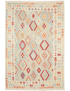 Kilim 200x297 Cm Kilim, Afghanistan, Hand-carded Wool warp: