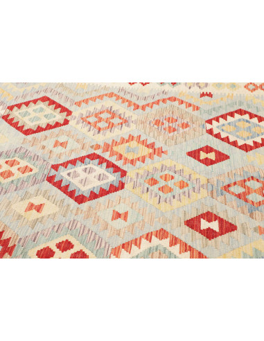 Kilim 200x297 Cm Kilim, Afghanistan, Hand-carded Wool warp: