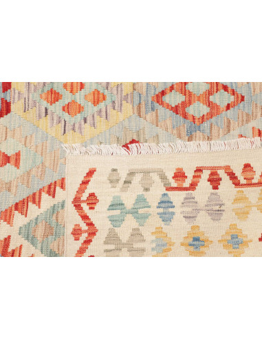 Kilim 200x297 Cm Kilim, Afghanistan, Hand-carded Wool warp: